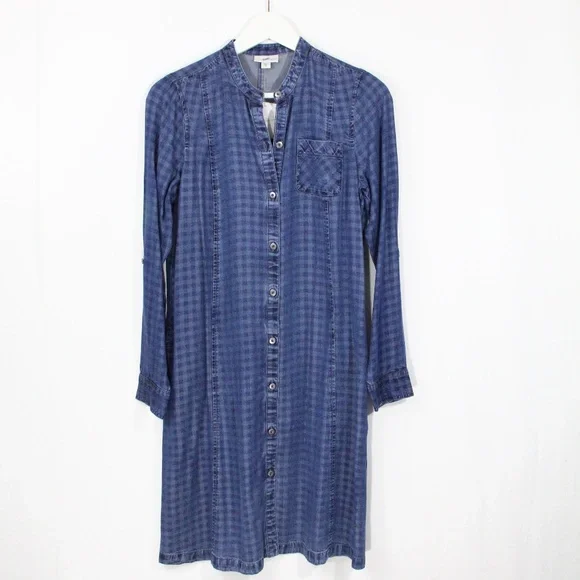 j jill denim shirt dress Women's L.L. Bean Heritage Washed Denim Shirt Dress